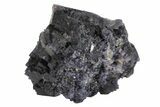 Dark-Purple Cubic Fluorite Crystal Cluster - Cave-In-Rock #228243-1